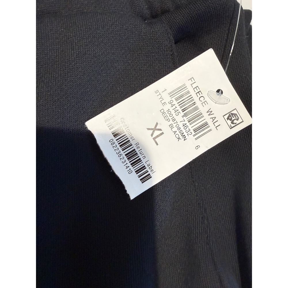 Mode‎ of One Mens Regular Fit Fleece Joggers in Deep Black Size XL  new - Picture 8 of 8